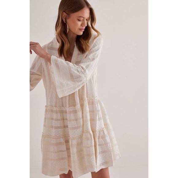 Anthropology Devotion Twins Ella Tunic Mini Dress $330 - Picture 2 of 14
